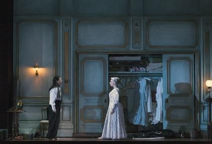 Lisette Oropesa and Sarah Northgraves in Lucia di Lammermoor at the Royal Opera House