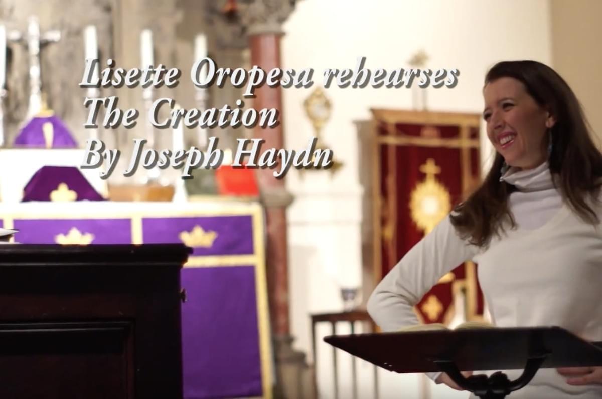 Lisette Oropesa sings oratorio.