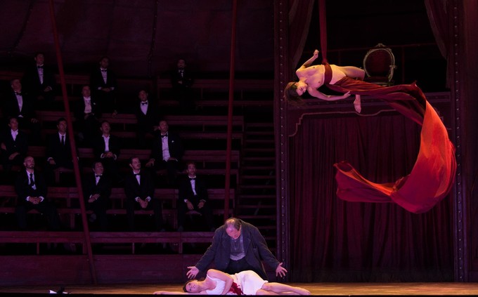 Lisette Oropesa as Gilda and Franco Vassallo as Rigoletto Lisette Oropesa as Gilda and Franco Vassallo as Rigoletto at