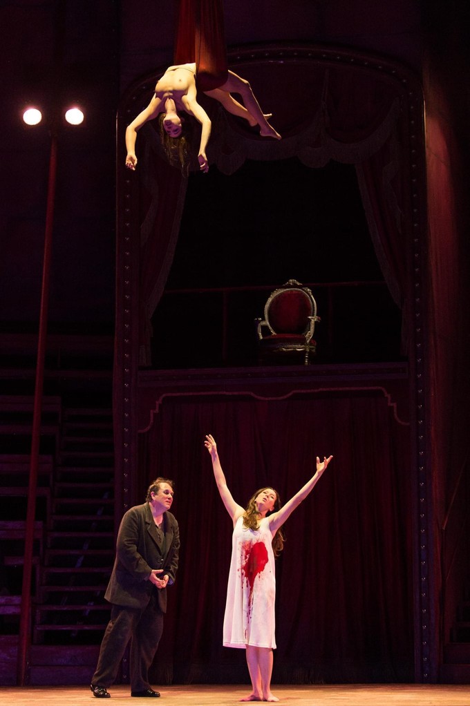 Lisette Oropesa as Gilda and Franco Vassallo as Rigoletto Lisette Oropesa as Gilda and Franco Vassallo as Rigoletto at