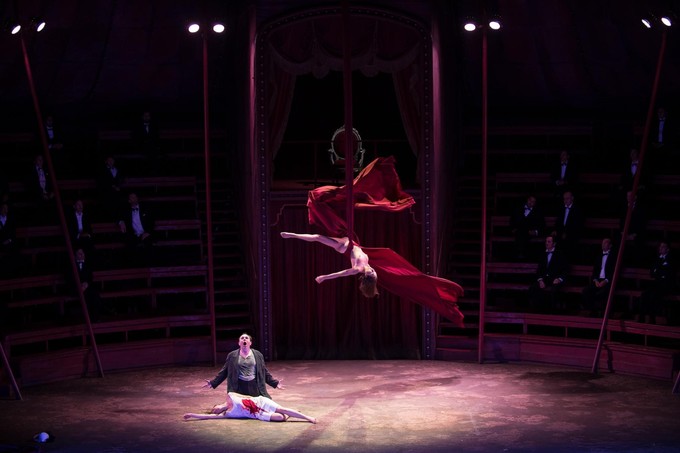 Lisette Oropesa as Gilda and Franco Vassallo as Rigoletto Lisette Oropesa as Gilda and Franco Vassallo as Rigoletto at