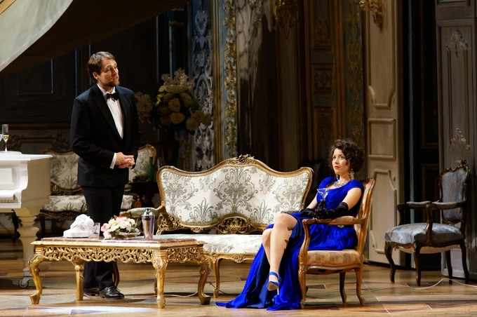 Lisette Oropesa and Alek Shrader Lisette Oropesa and Alek Shrader at