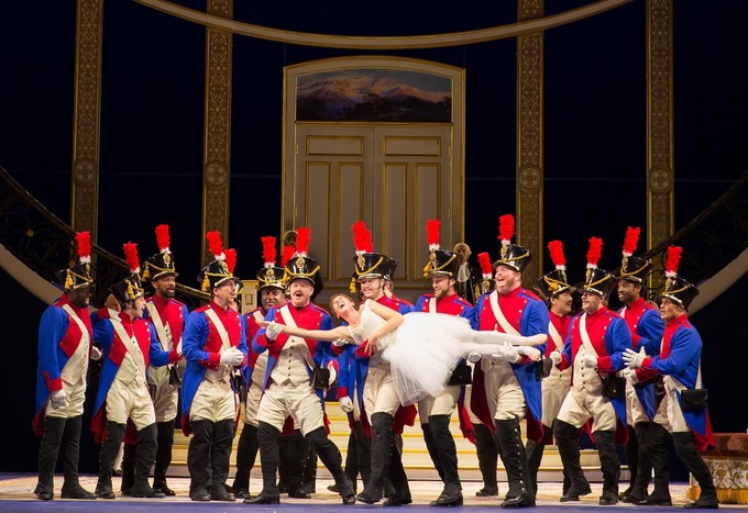 Lisette Oropesa as Marie in La fille du régiment at the Washington National Opera at 