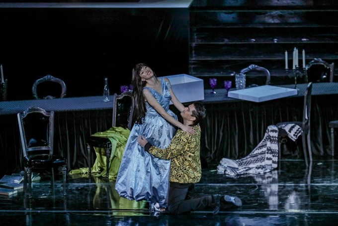 Lisette Oropesa and Saimir Pirgu Lisette Oropesa and Saimir Pirgu at