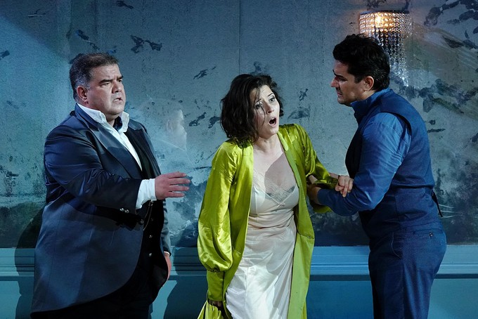 Lisette Oropesa, Saimir Pirgu and Dimitri Platanias at 