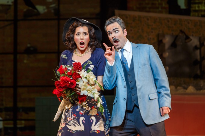Lisette Oropesa and Joshua Hopkins at 
