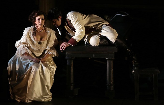 Lisette Oropesa and Claudio Pellegrini at 