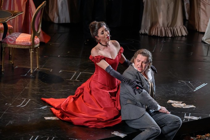 Lisette Oropesa and Dmitry Korchak at 