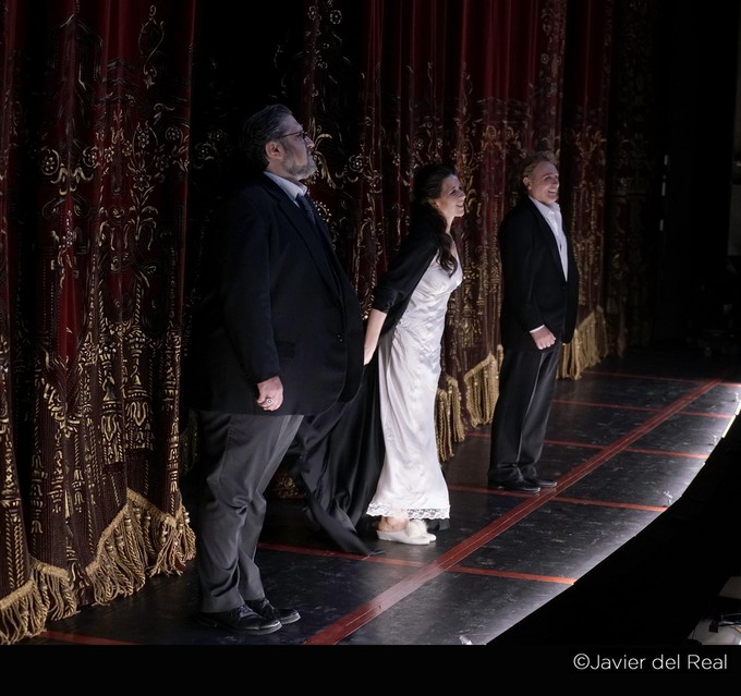 Lisette Oropesa, Nicola Aliamo and Ivan Magri at 