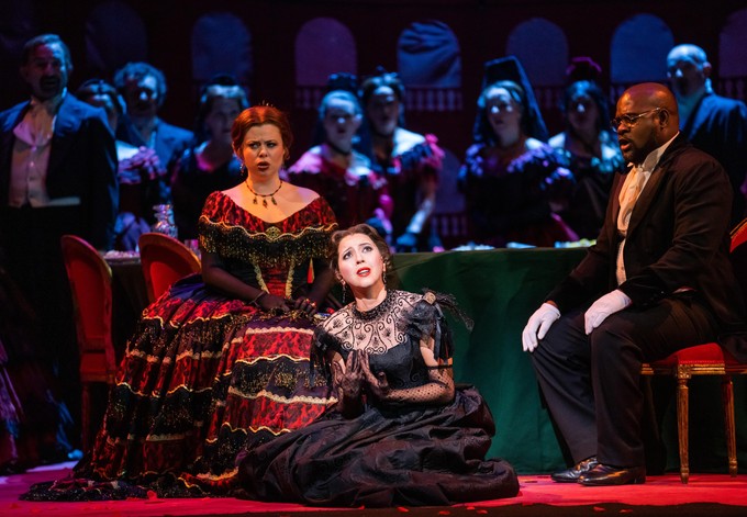 Lisette Oropesa, Stephanie Wake-Edwards and Blaise Malaba at 