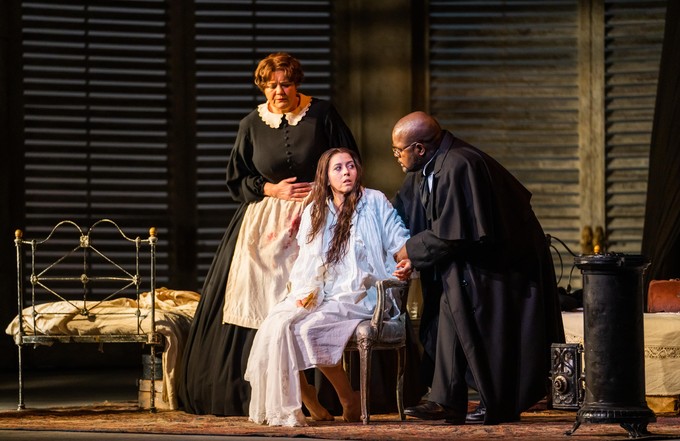 Lisette Oropesa, Renata Skarelyte and Blaise Malaba at 