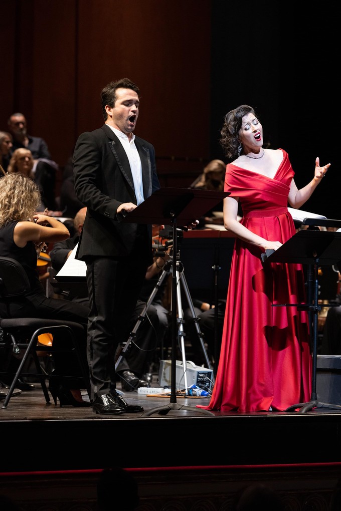 Lisette Oropesa and Xabier Anduaga at 