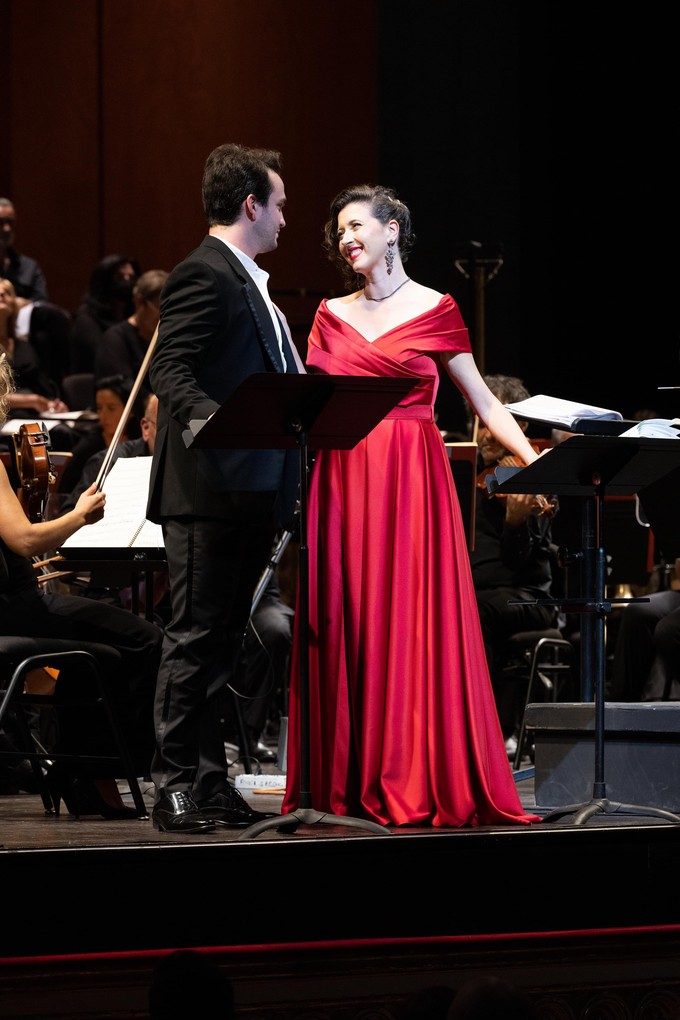 Lisette Oropesa and Xabier Anduaga at 