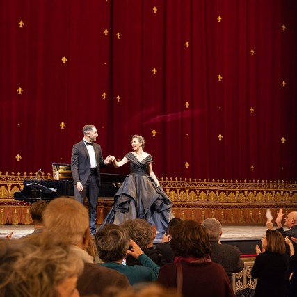 Lisette Oropesa and Alessandro Practicò