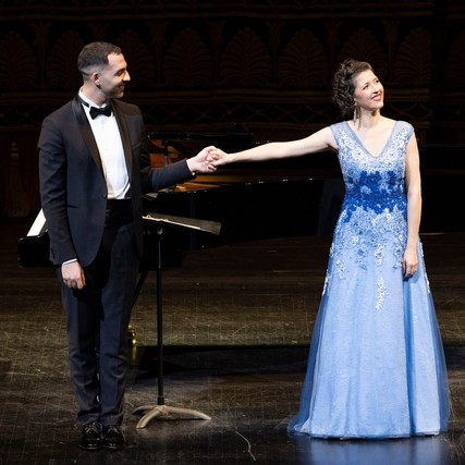 Lisette Oropesa and Alessandro Practicò