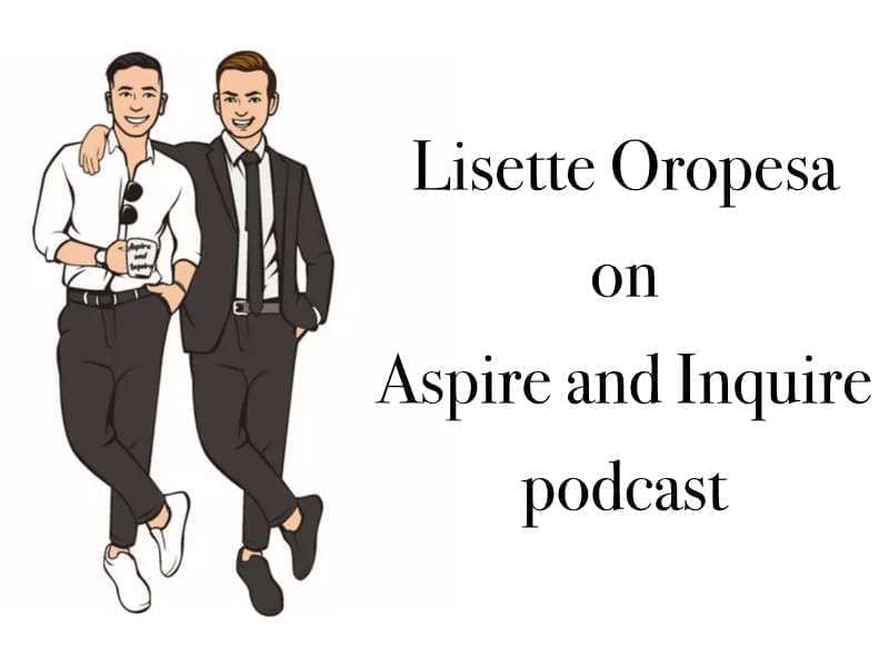 Lisette is interviewed on Aspire and Inquire podcast