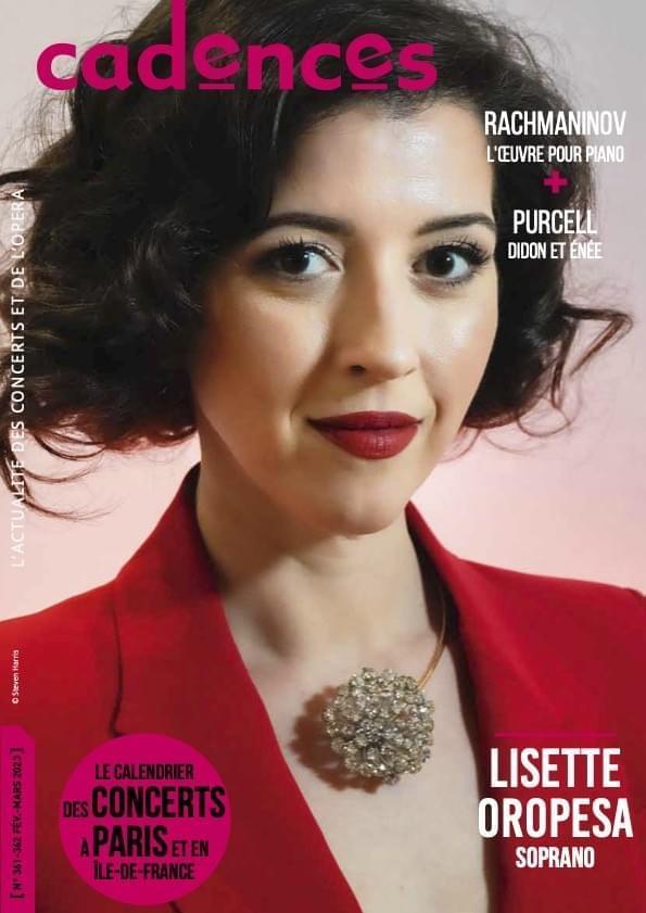 Lisette is on the cover of this month's Cadences magazine.