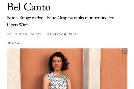 Lisette Oropesa interviewed in Country Roads Magazine
