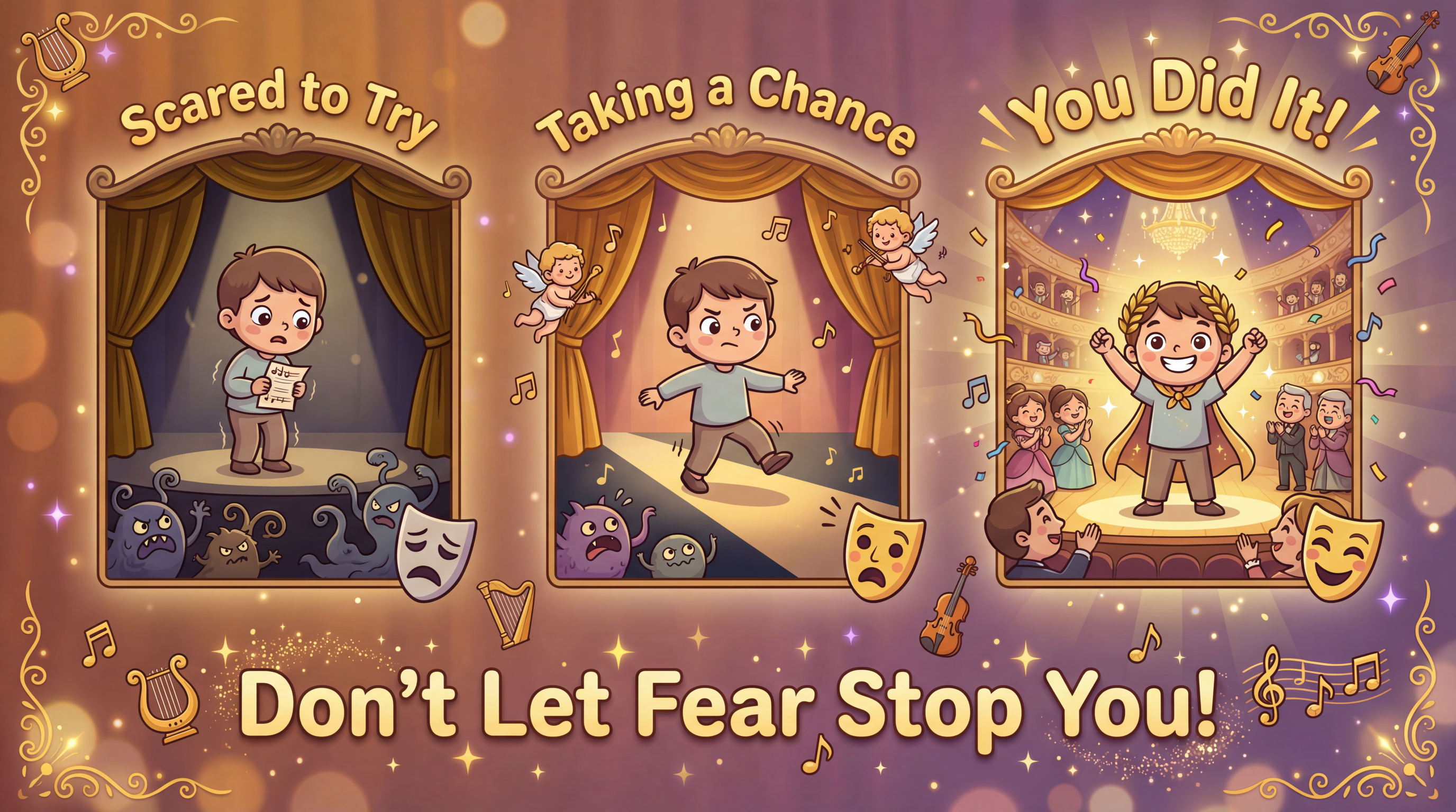 Slide 16: Don't let fear stop you.