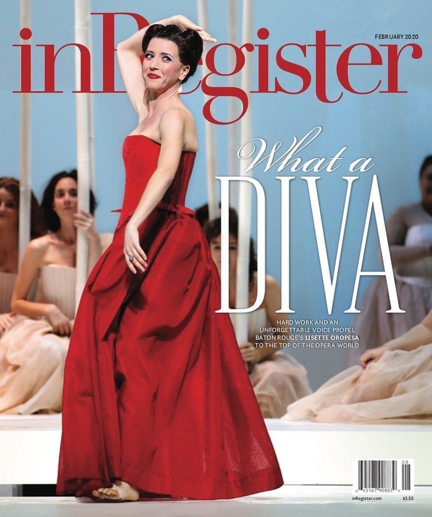 Lisette Oropesa on the cover of Opéra Magazine for February 2020