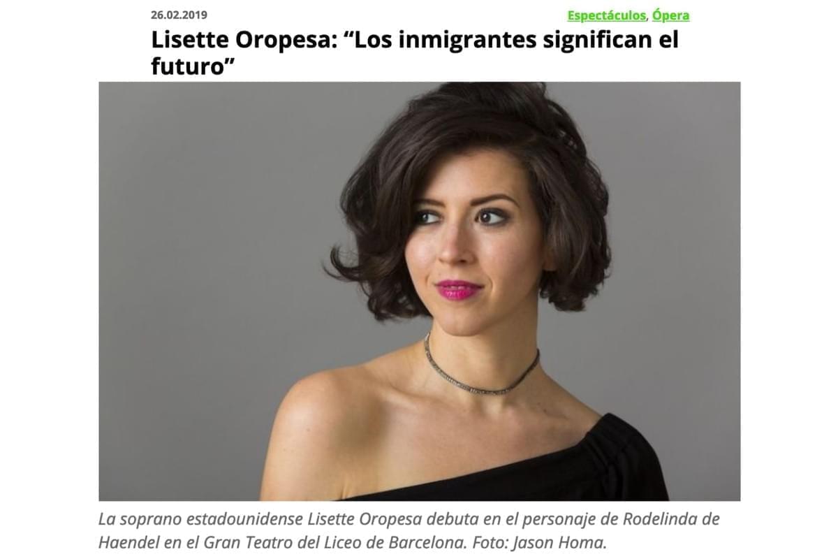 Lisette Oropesa interviewed in El Asombrario