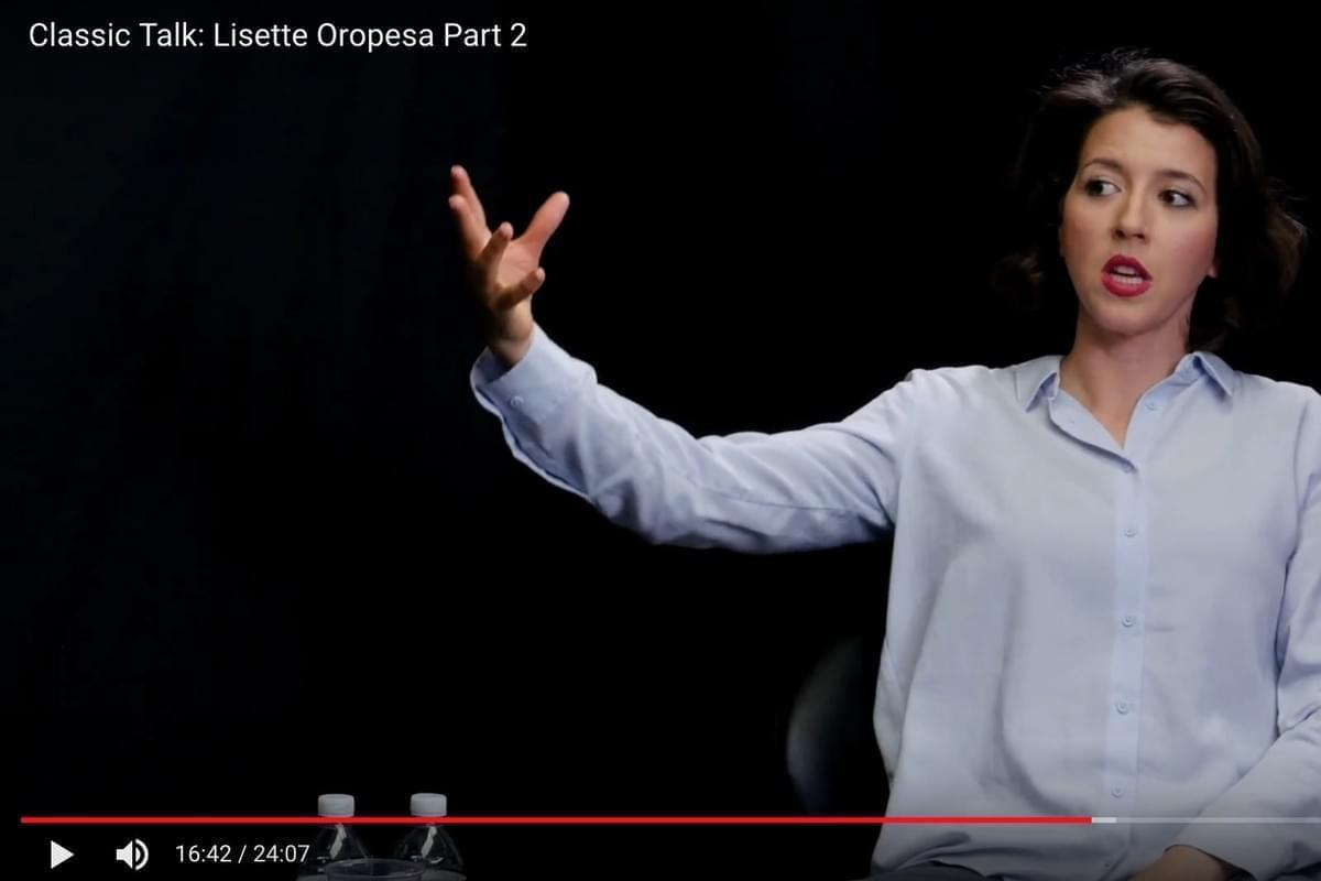 Lisette Oropesa interviewed on Classic Talk TV