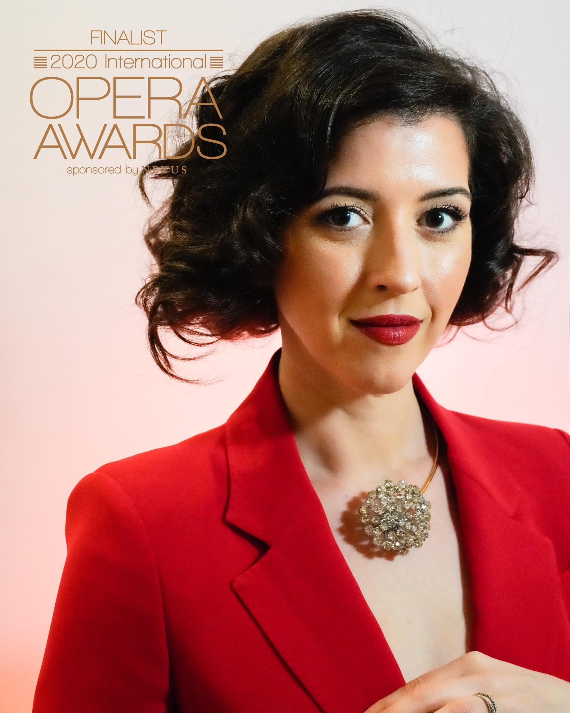 Lisette is nominated for best female singer for the 2020 International Opera Awards