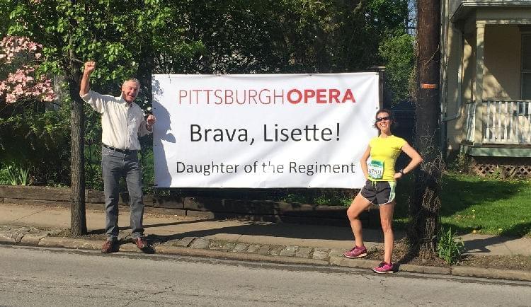Lisette Oropesa runs the Pittsburgh Marathon!