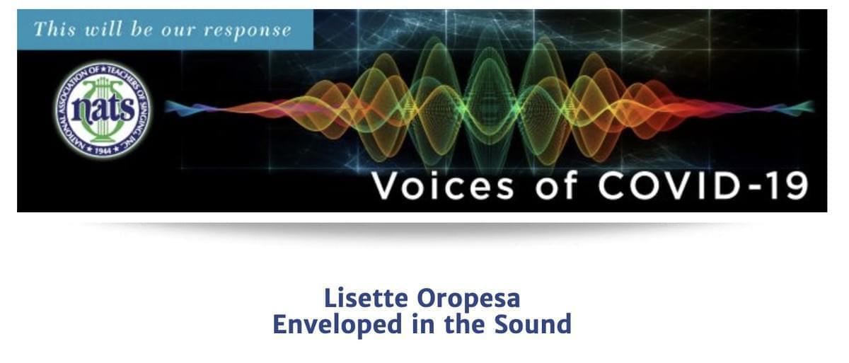Lisette is interviewed with the National Association of Teachers of Singing in their Voices of Covid series.