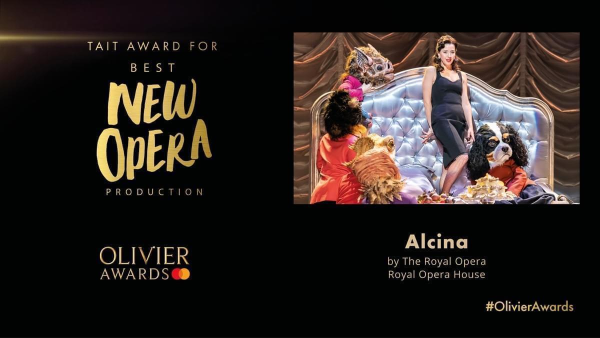 Alcina wins the 2023 Olivier award for Best New Opera Production!