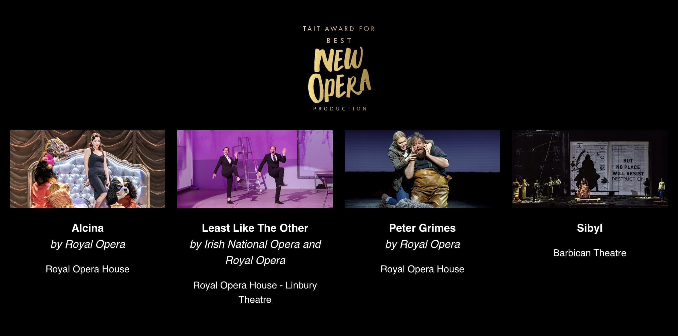 Olivier Award Best New Opera Production