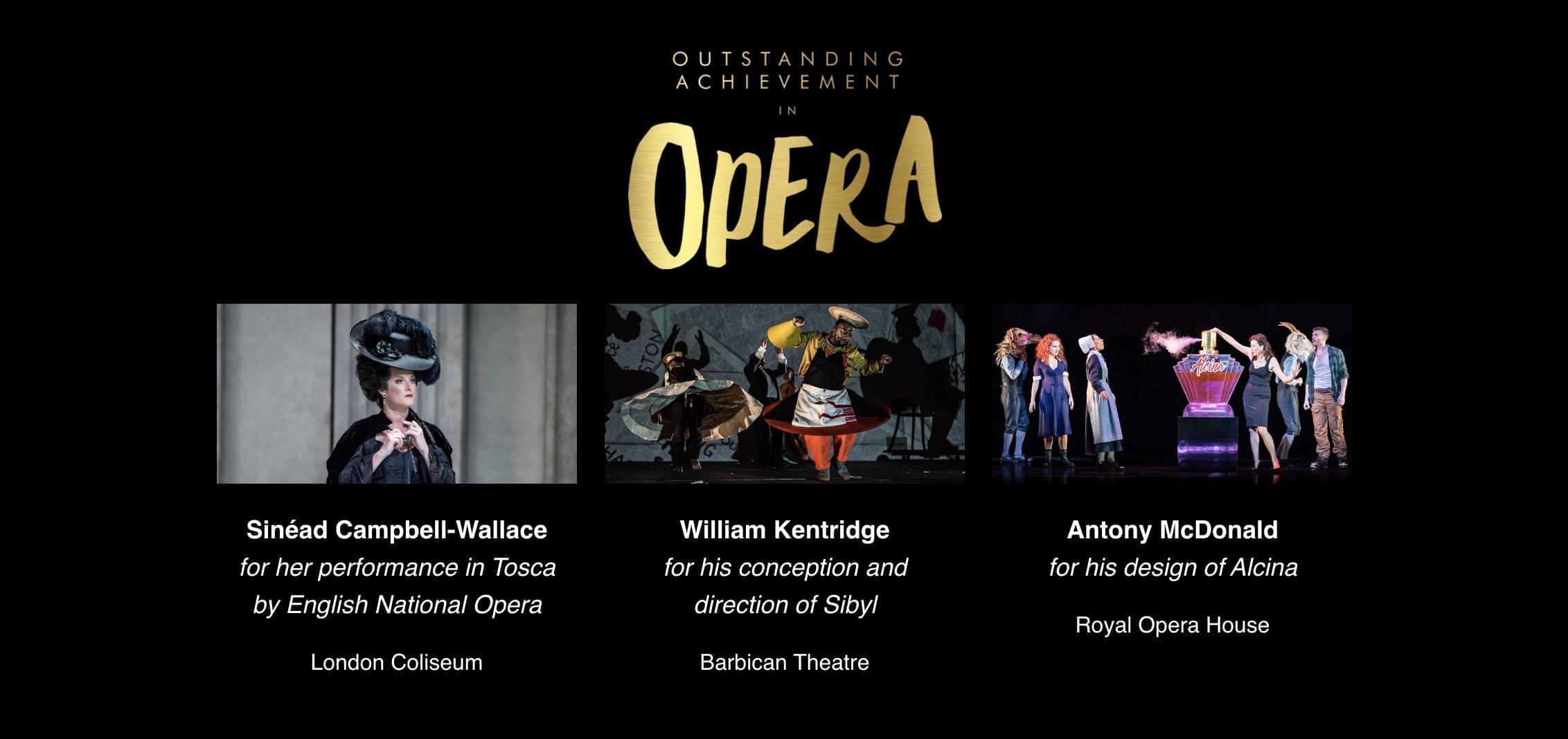 Olivier Award Outstanding Achievement in Opera