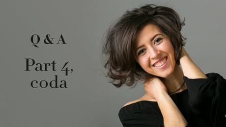 Lisette answers the remainder of your questions about her life and experiences.