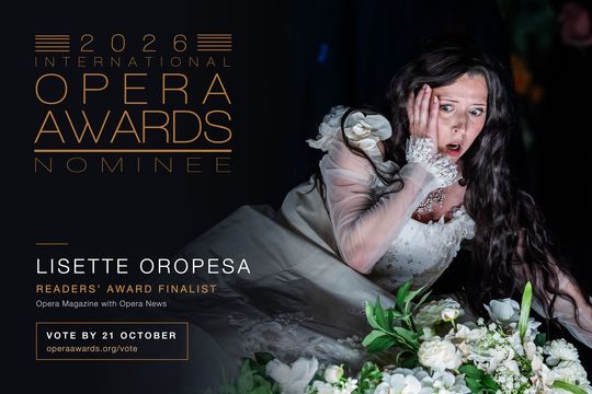 International Opera Awards - Lisette is a finalist for the 2026 Readers' Award